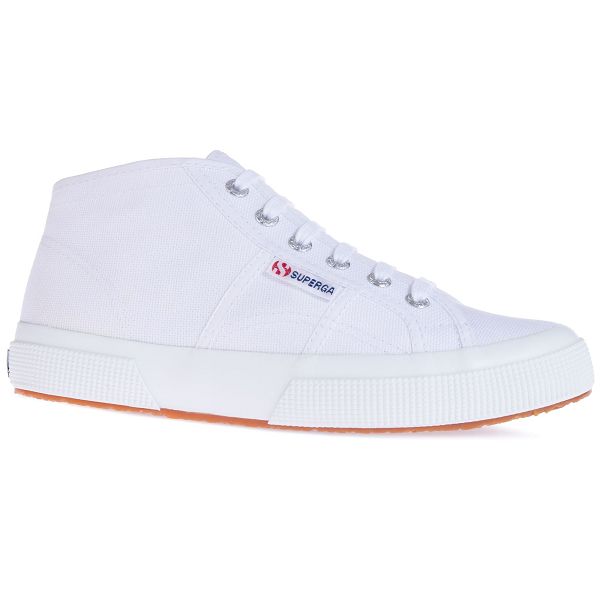 Superga 2754 Cotu White High Top Sneakers - Women's Sneakers USA | US8168640